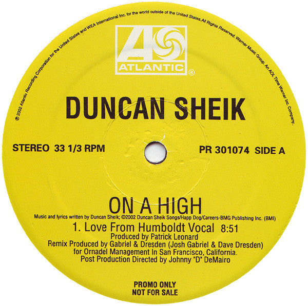 Duncan Sheik - On A High