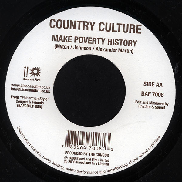 Lutan Fyah - Whitewash Walls / Make Poverty History