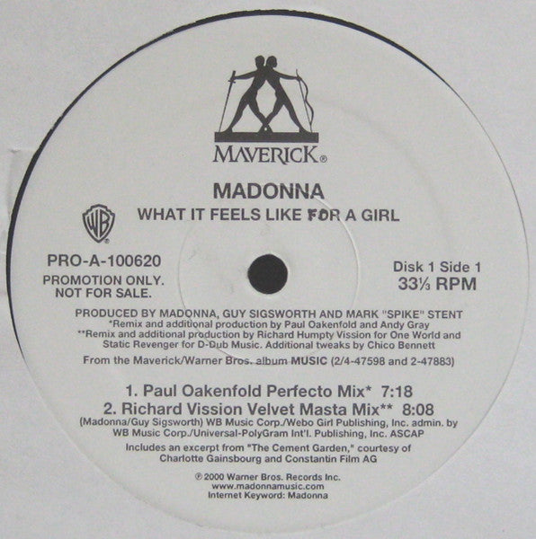 Madonna - What It Feels Like For A Girl