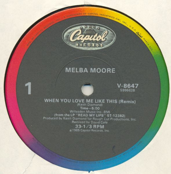 Melba Moore - When You Love Me Like This