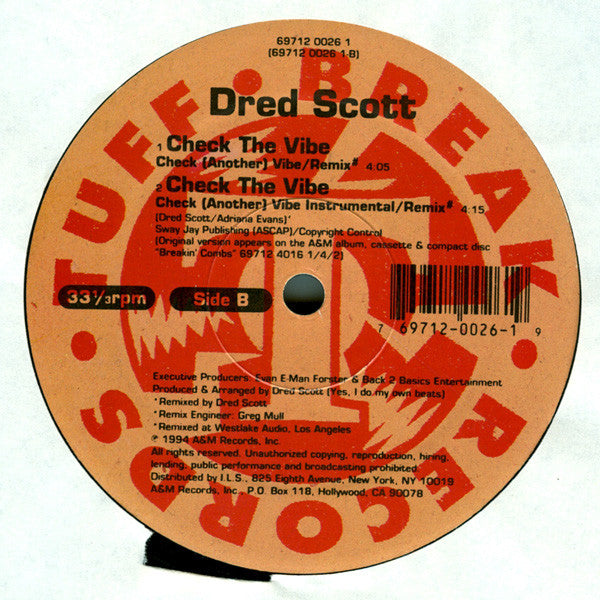 Dred Scott - Check The Vibe