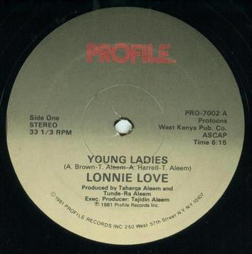 Lonnie Love - Young Ladies