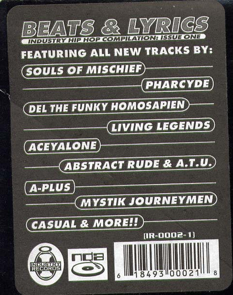 Various - Beats & Lyrics (Industry Hip Hop Compilation: Issue One)