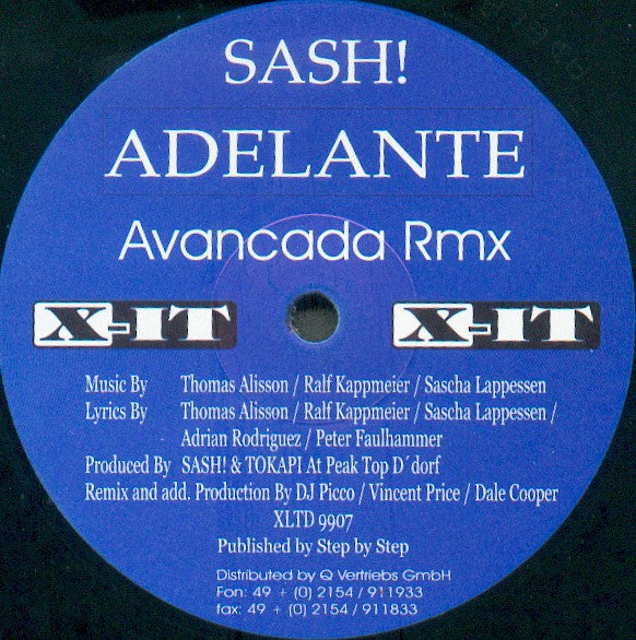 Sash! - Adelante