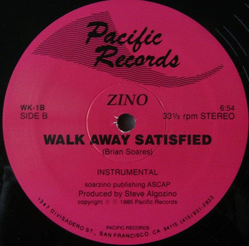 Zino (2) - Walk Away Satisfied