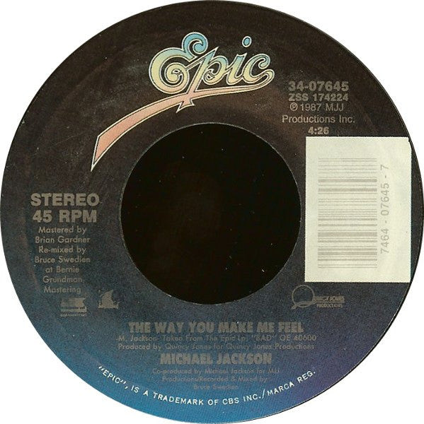 Michael Jackson - The Way You Make Me Feel
