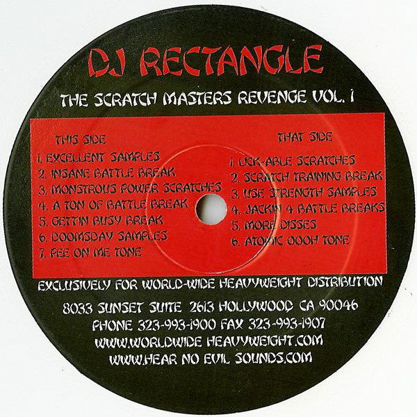 DJ Rectangle - The Scratch Masters Revenge Vol. 1