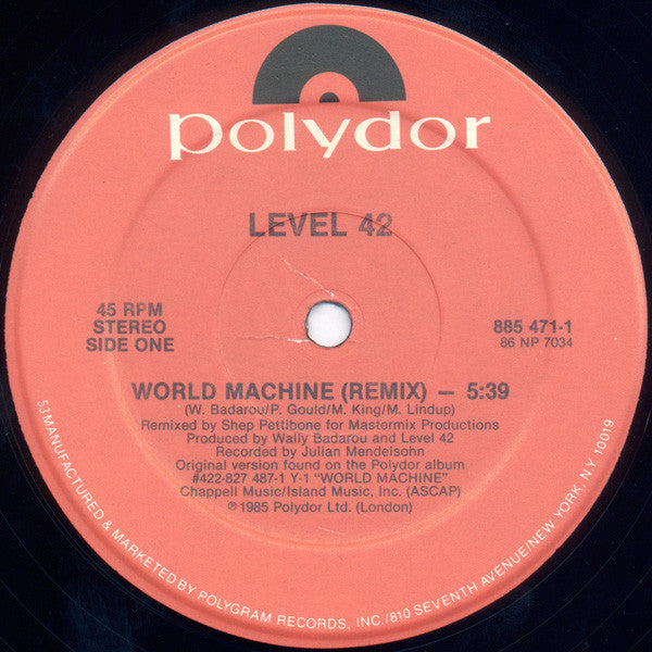 Level 42 - World Machine (The Shep Pettibone Remix)