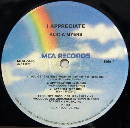 Alicia Myers - I Appreciate