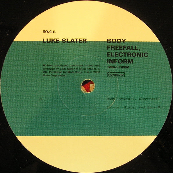 Luke Slater - Body Freefall, Electronic Inform #1