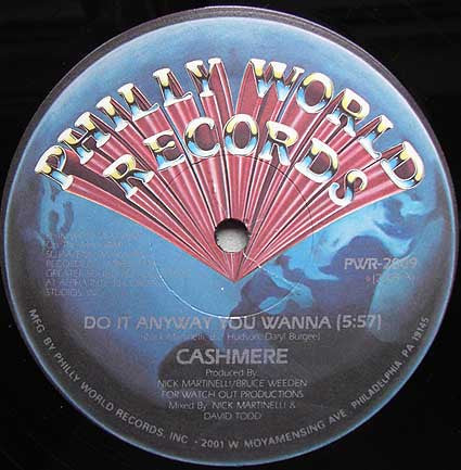 Cashmere (2) - Do It Anyway You Wanna
