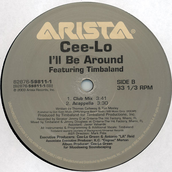 Cee-Lo - I'll Be Around