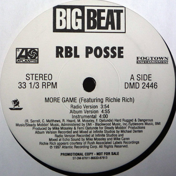 RBL Posse - More Game / An Eye For An Eye