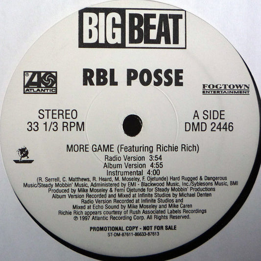 RBL Posse - More Game / An Eye For An Eye