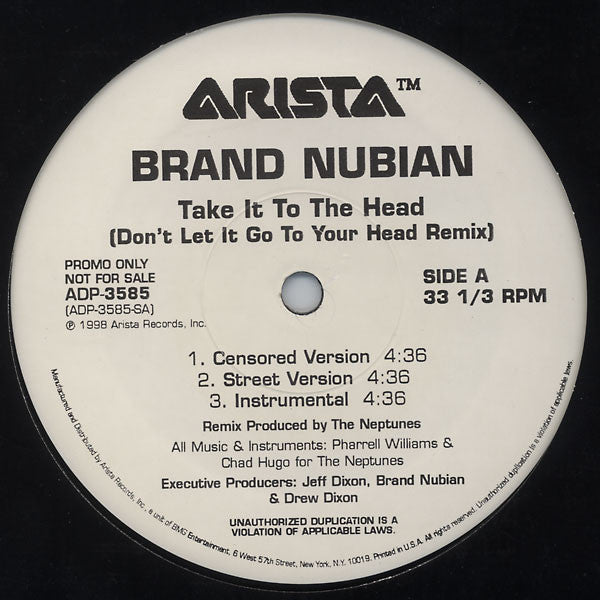 Take It To The Head (Don't Let It Go To Your Head Remix)