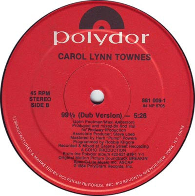 Carol Lynn Townes - 99½