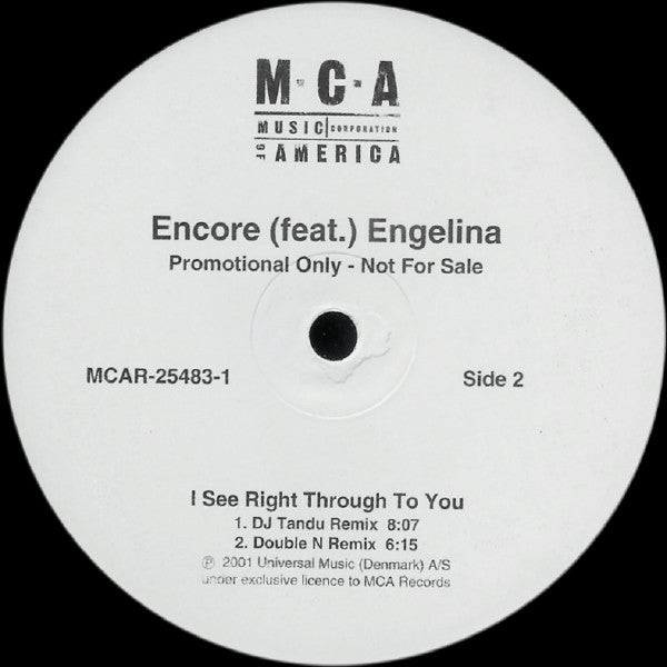 DJ Encore - I See Right Through To You
