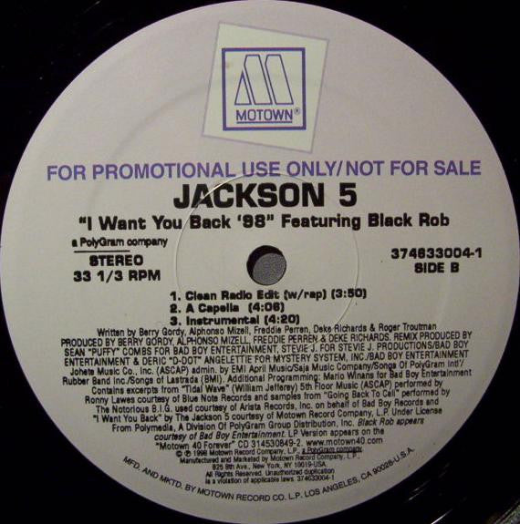 The Jackson 5 - I Want You Back '98