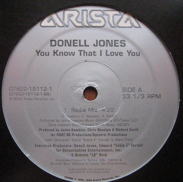 Donell Jones - You Know That I Love You