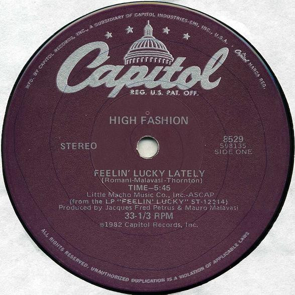 High Fashion - Feelin' Lucky Lately