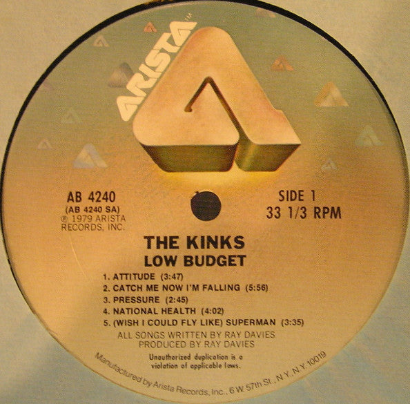 The Kinks - Low Budget