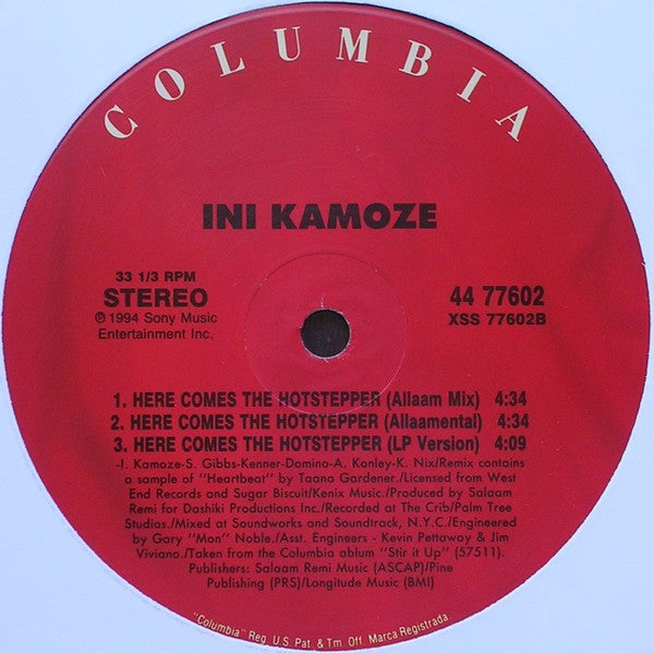 Ini Kamoze - Here Comes The Hotstepper