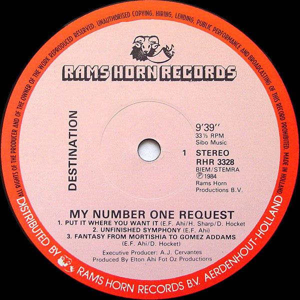 Destination (2) - My Number One Request / The End