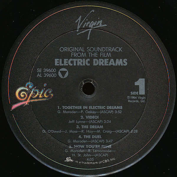 Various - Electric Dreams (Original Soundtrack From The Film)