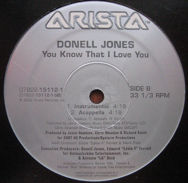 Donell Jones - You Know That I Love You