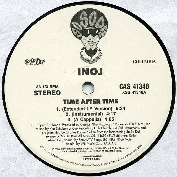 Inoj - Time After Time / Drop Dem Boes