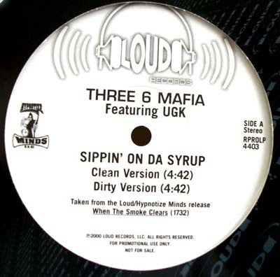 Three 6 Mafia - Sippin' On Da Syrup