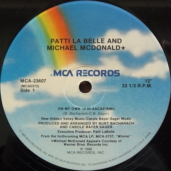 Patti LaBelle - On My Own (12" Version)