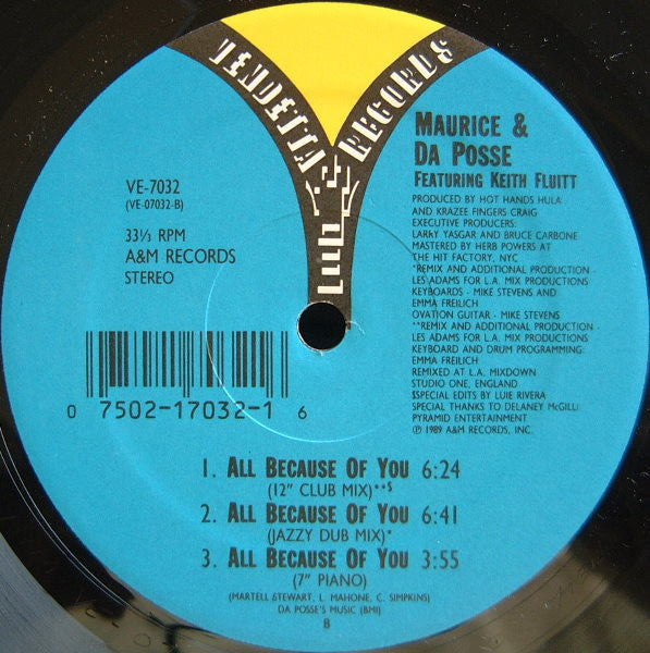Maurice Joshua - All Because Of You