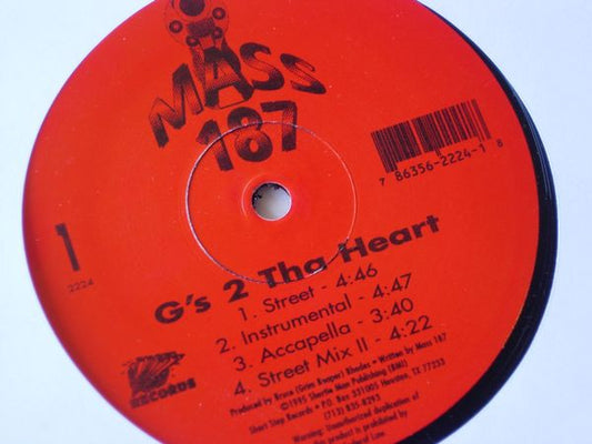 Mass 187 - G's 2 Tha Heart / Southside