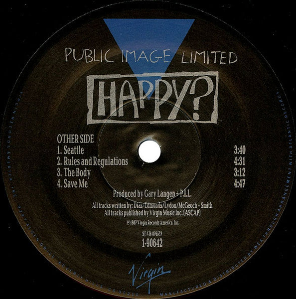 Public Image Limited - Happy?