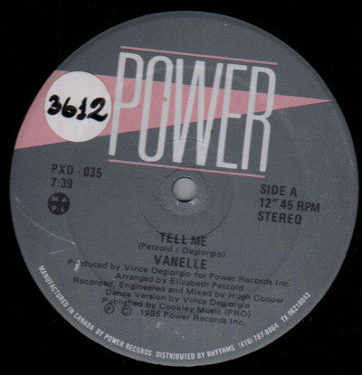 Vanelle - Tell Me
