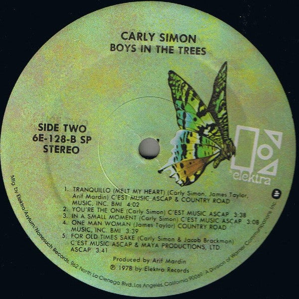 Carly Simon - Boys In The Trees