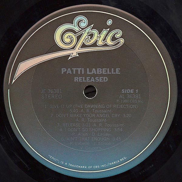Patti LaBelle - Released