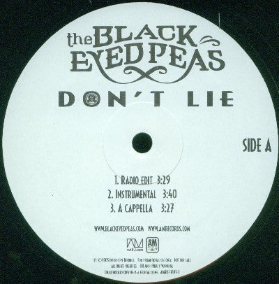 Black Eyed Peas - Don't Lie