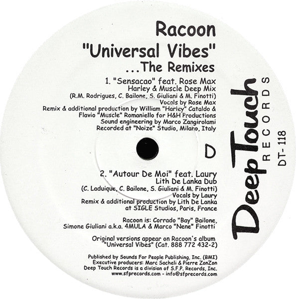 Racoon (5) - Universal Vibes (The Remixes)