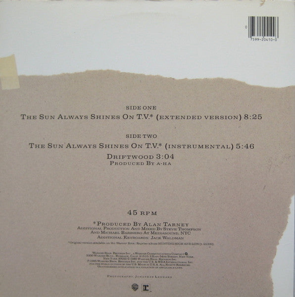 a-ha - The Sun Always Shines On T.V.