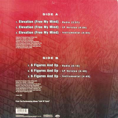 The B.U.M.S. (Brothas Unda Madness) - Elevation (Free My Mind) / 6 Figures And Up
