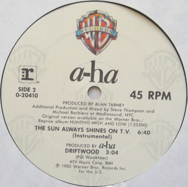 a-ha - The Sun Always Shines On T.V.