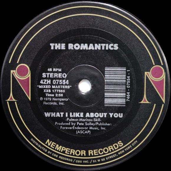 The Romantics - Talking In Your Sleep / What I Like About You