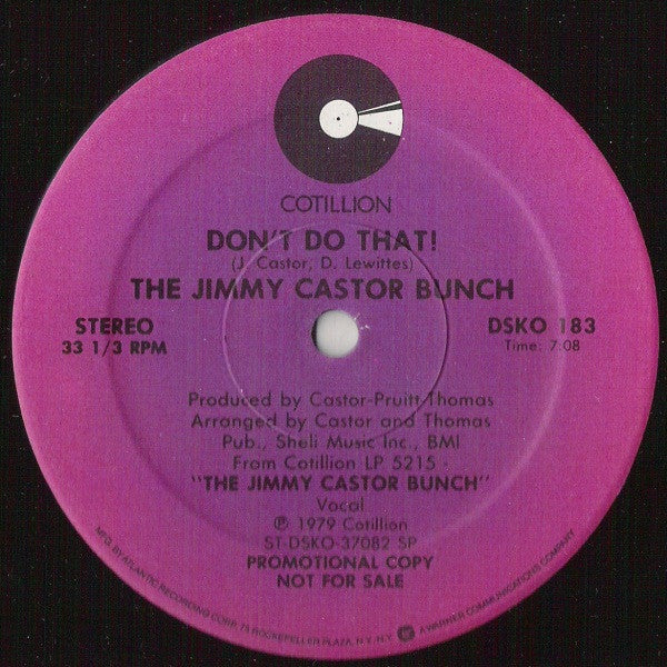 The Jimmy Castor Bunch - Don't Do That!