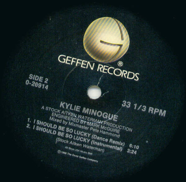 Kylie Minogue - I Should Be So Lucky