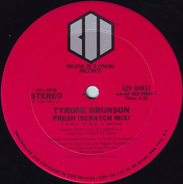 Tyrone Brunson - Fresh