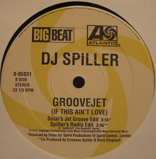 Spiller - Groovejet (If This Ain't Love)