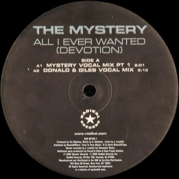The Mystery - All I Ever Wanted (Devotion)