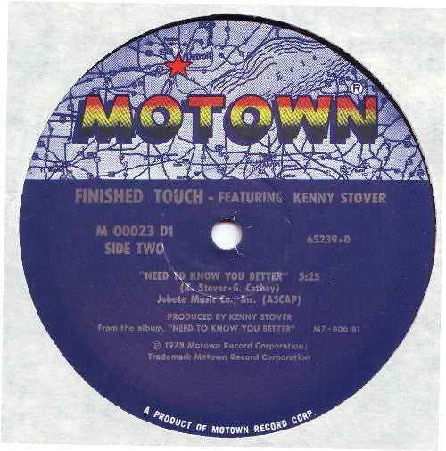Finished Touch - The Down Sound / Need To Know You Better